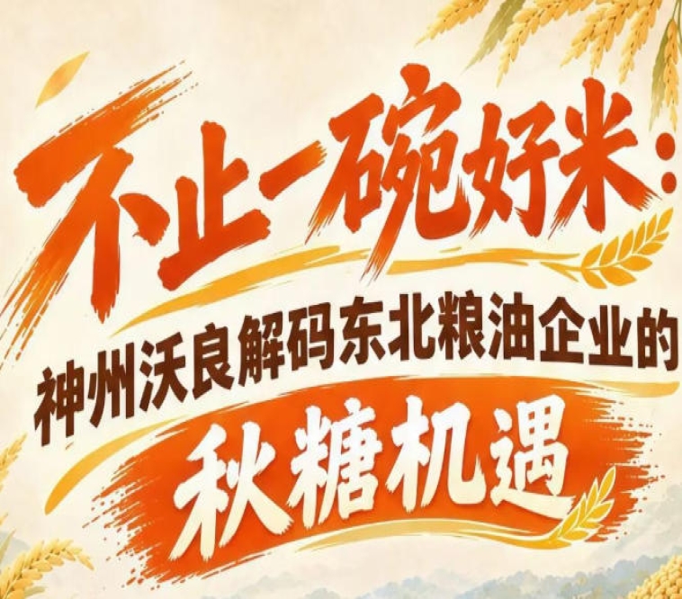 南京秋糖行业新风向 神州沃良解读东北粮油高质量发展机遇